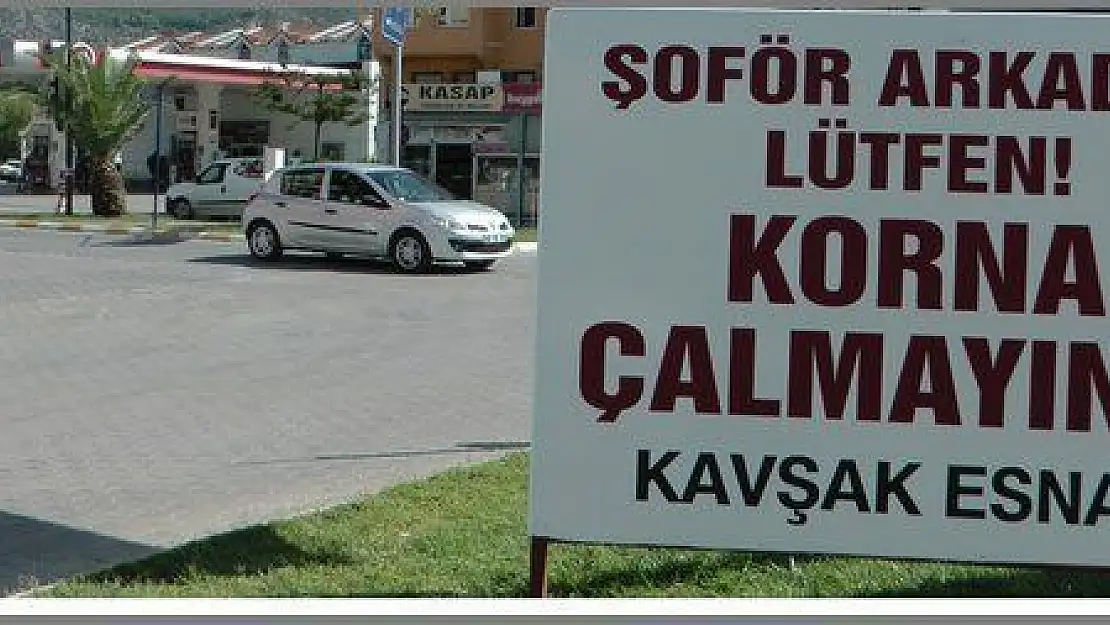 SÜRÜCÜLERE KORNA ÇALMA UYARISI (görüntülü)