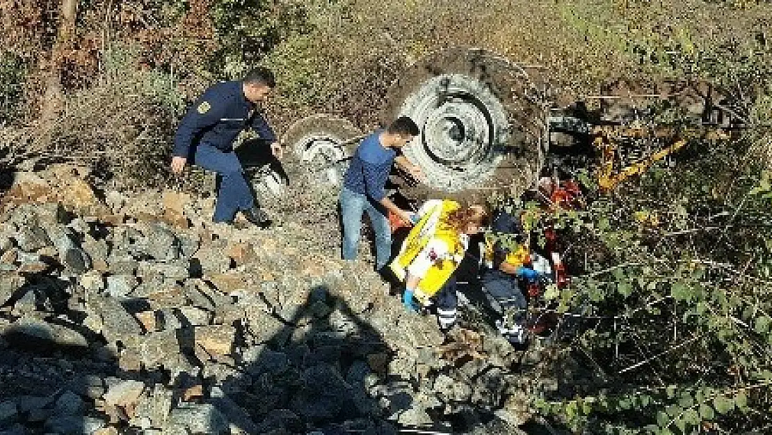 Muğla'da traktör devrildi: 1 ölü