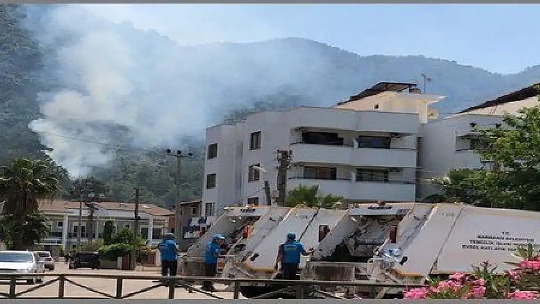 Marmaris'te orman yangını