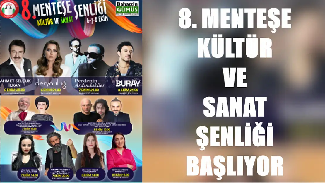 8. Menteşe Kültür Ve Sanat Şenliği Başlıyor