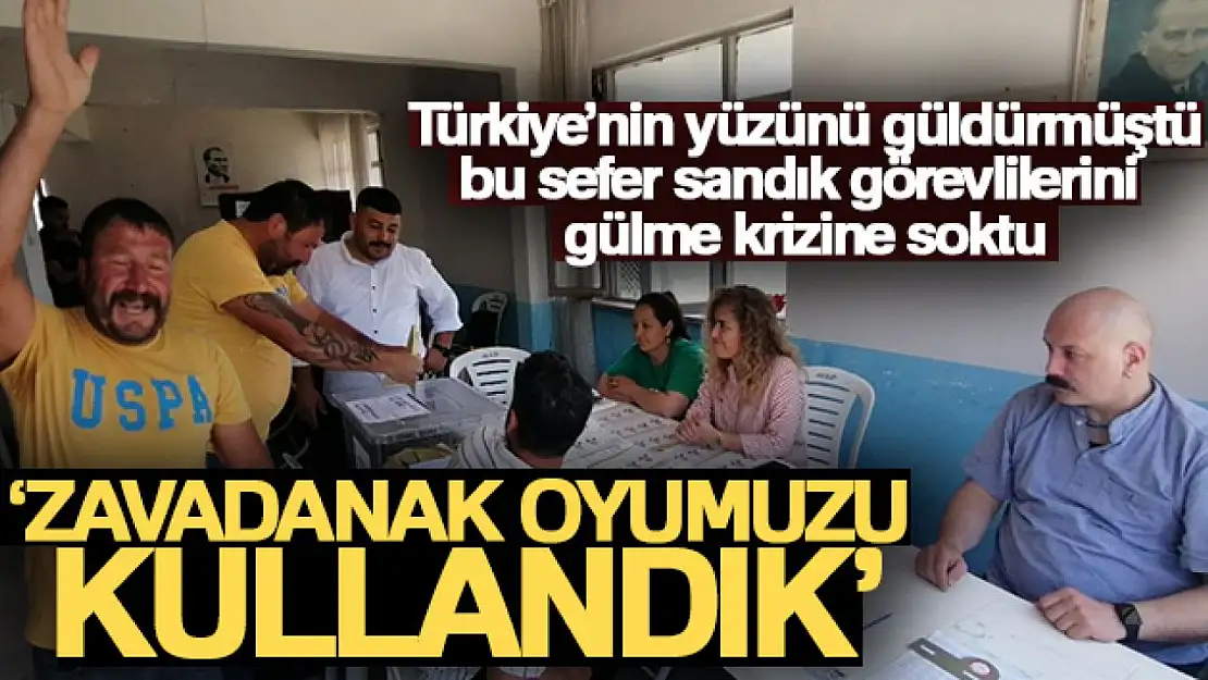 'Zavanadak Oyumuzu Kullandık'