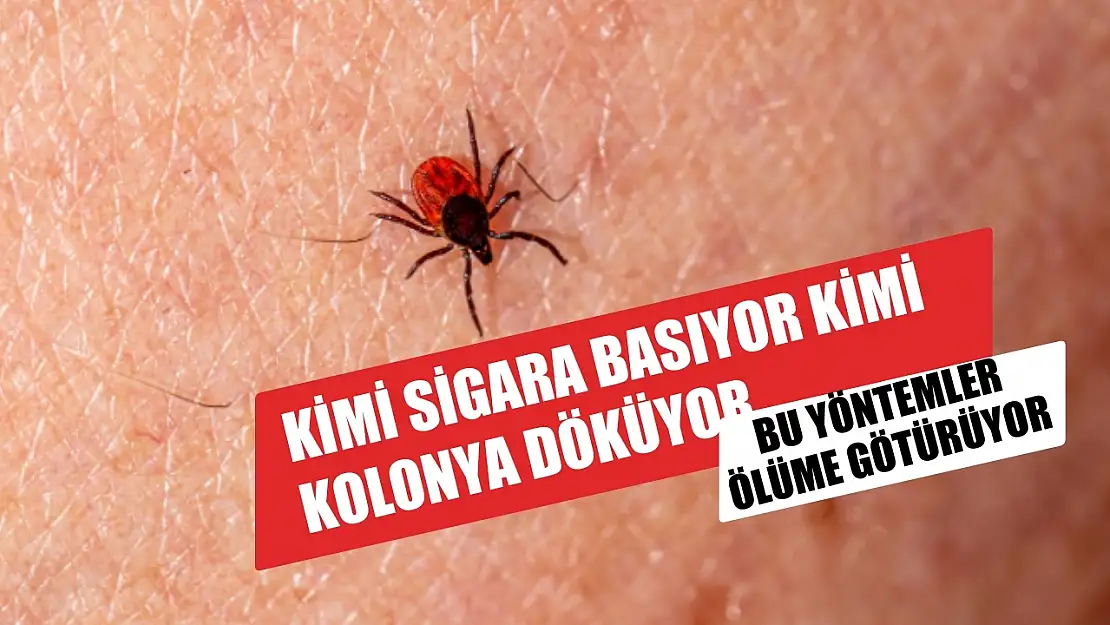 Kimi sigara basıyor kimi kolonya döküyor, bu yöntemler ölüme götürüyor