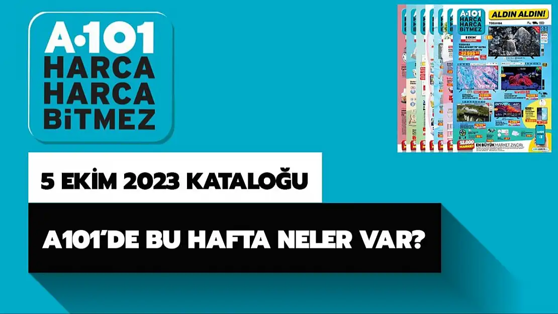 A101 5 Ekim 2023 aktüel ürünler kataloğu! A101'de bu hafta neler var?