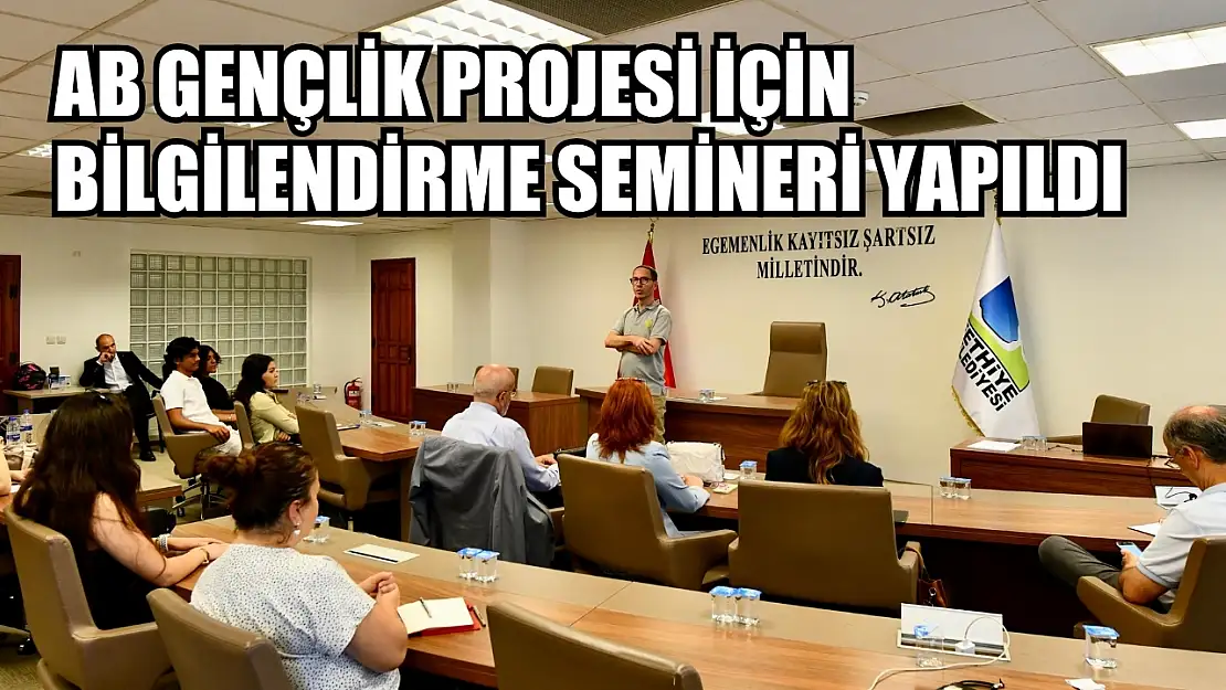 AB gençlik projesi için bilgilendirme semineri yapıldı