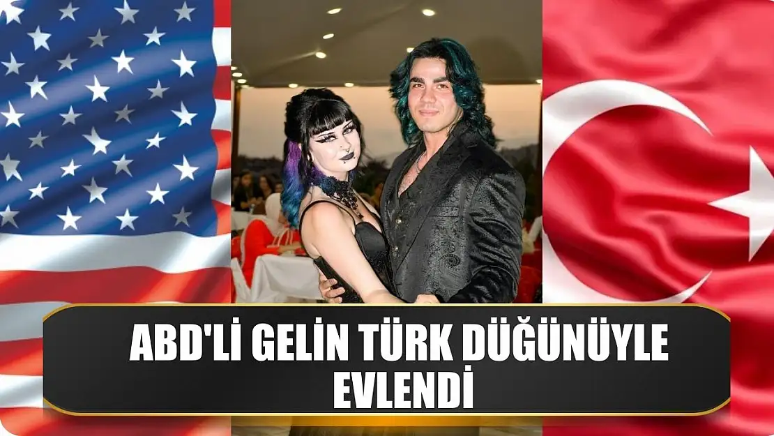 ABD'li gelin Türk düğünüyle evlendi