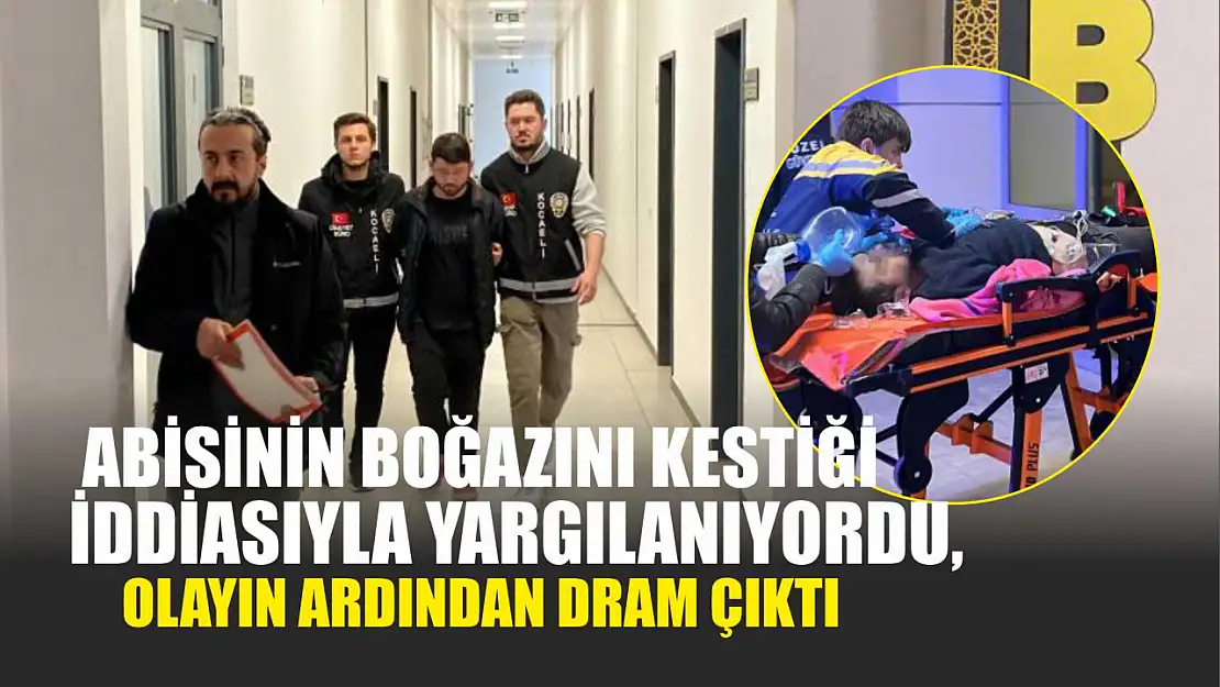 Abisinin boğazını kestiği iddiasıyla yargılanıyordu, olayın ardından dram çıktı