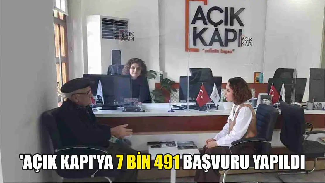 'Açık Kapı'ya 7 bin 491 başvuru yapıldı