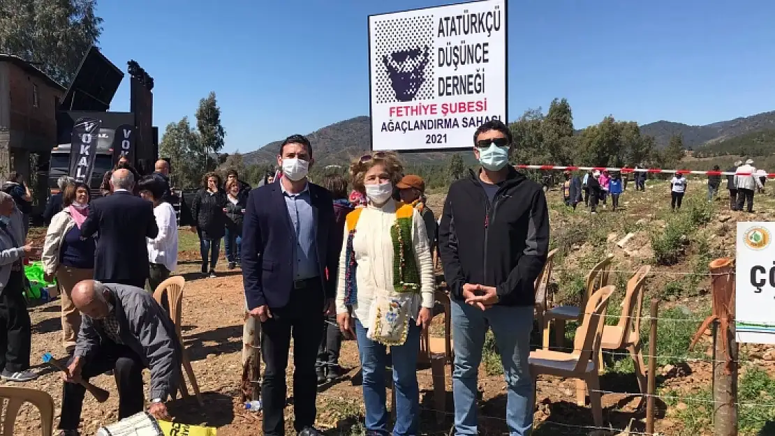 ADD Fethiye Şubesi'nden fidan dikme etkinliği