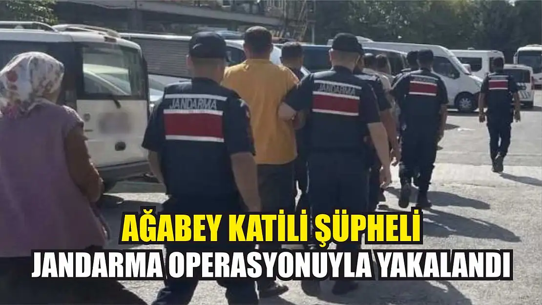 Ağabey katili şüpheli jandarma operasyonuyla yakalandı