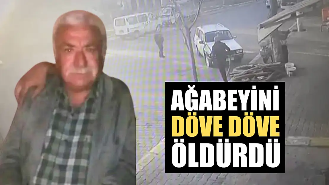 Ağabeyini Döve Döve Öldürdü