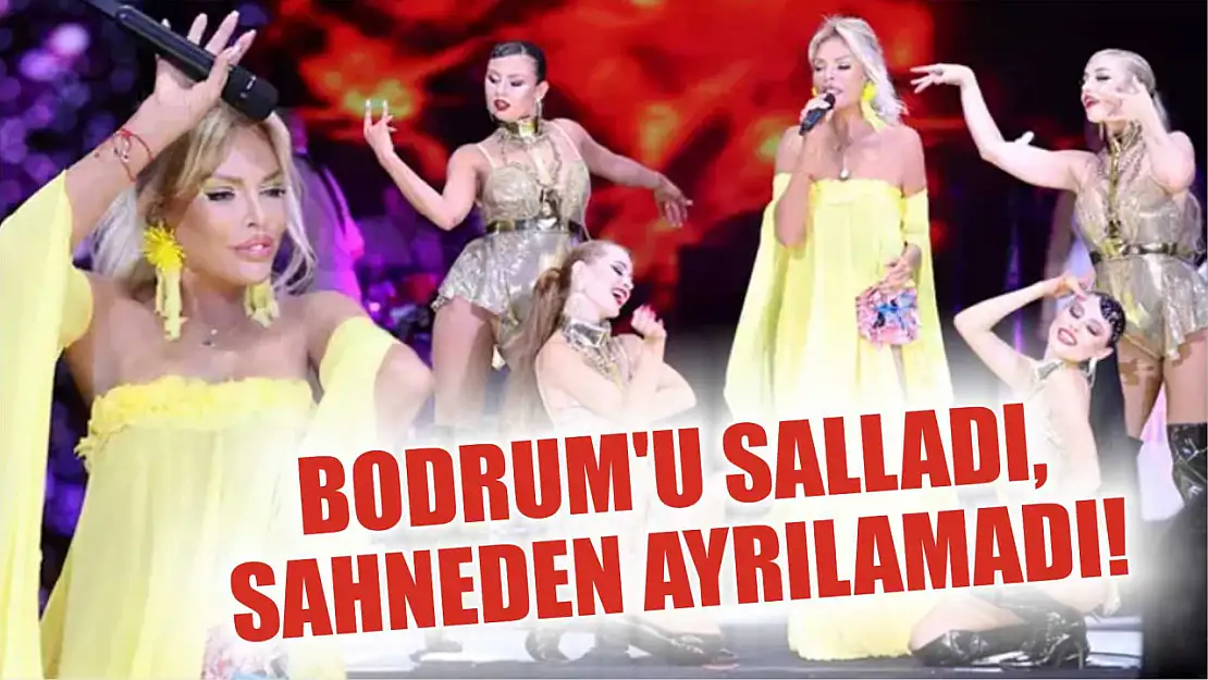 Ajda Pekkan Bodrum'u Salladı, Sahneden Ayrılamadı!