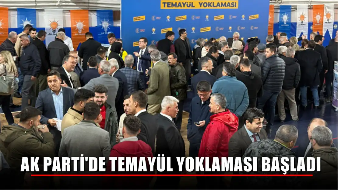 AK Parti'de temayül yoklaması başladı