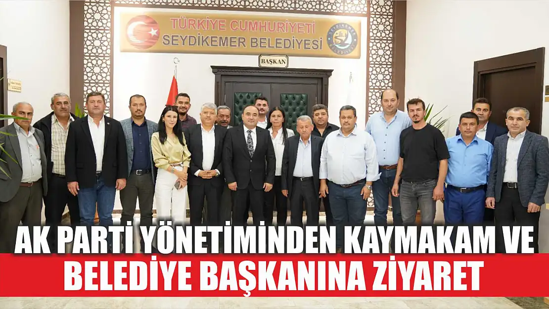 AK Parti Yönetiminden Kaymakam ve Belediye Başkanına Ziyaret