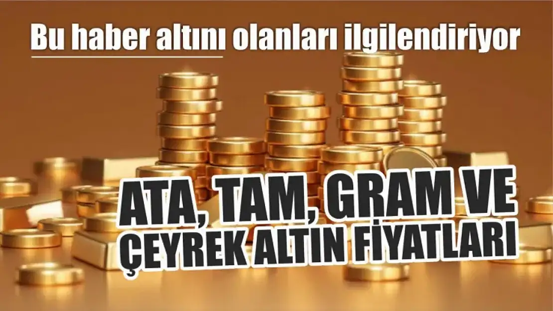 Altın fiyatları ne kadar? 14 Kasım 2024 altın kuru fiyatları