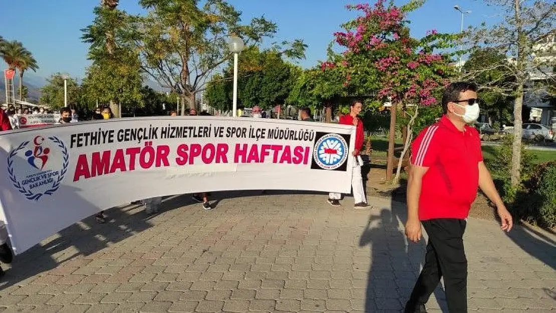 Amatör Spor Haftası Kortej Yürüyüşü ile başladı