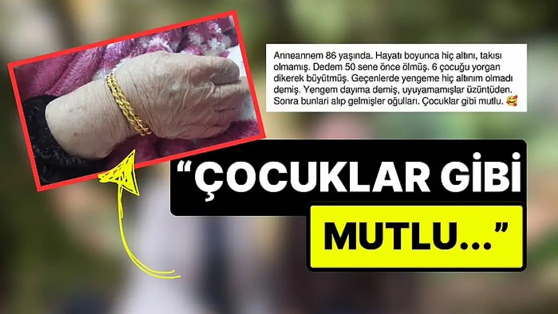 Anneannelerine Altın Bilezik Hediye Eden Aile, Sosyal Medyada Yüreklere Dokundu