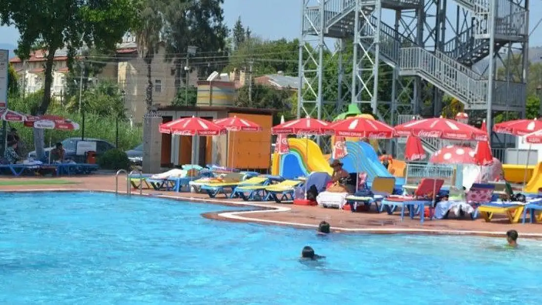 Aquapark'ta eğlencenin suyunu çıkardılar