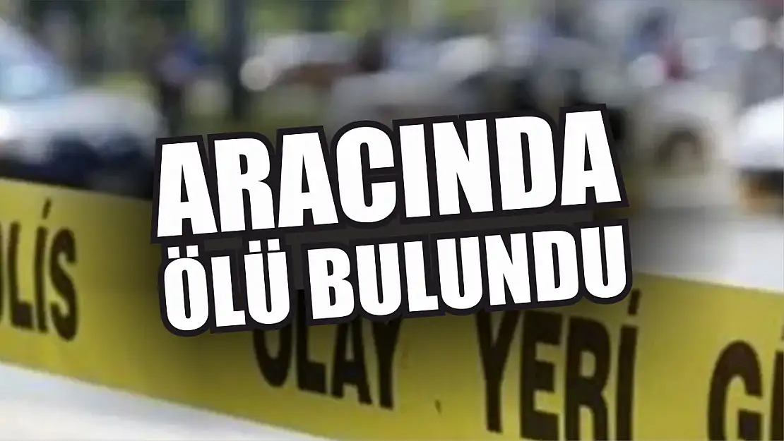 Aracında ölü bulundu