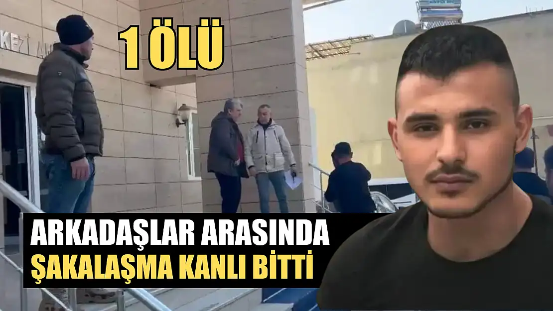 Arkadaşlar arasında şakalaşma kanlı bitti: 1 ölü