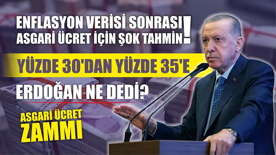 Asgari Ücret Zammı: Yüzde 30'dan Yüzde 35'e, Erdoğan Ne Dedi?