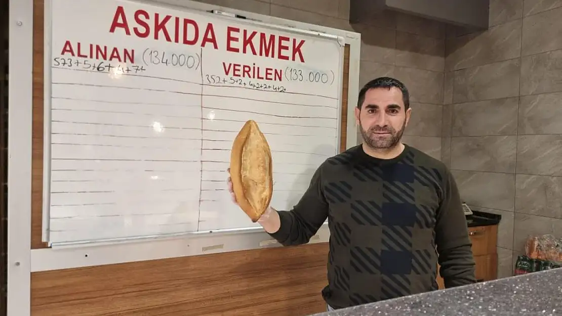 Askıda Ekmek'le 9 yılda 133 bin ekmek dağıtıldı