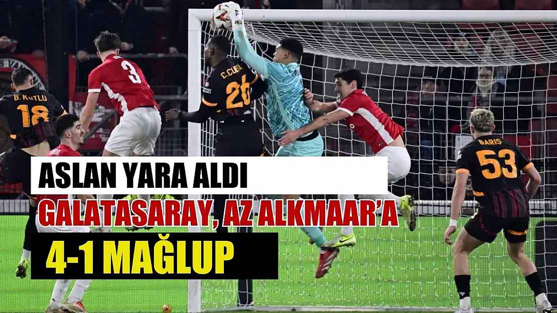 Aslan Yara Aldı: Galatasaray, AZ Alkmaar'a 4-1 Mağlup