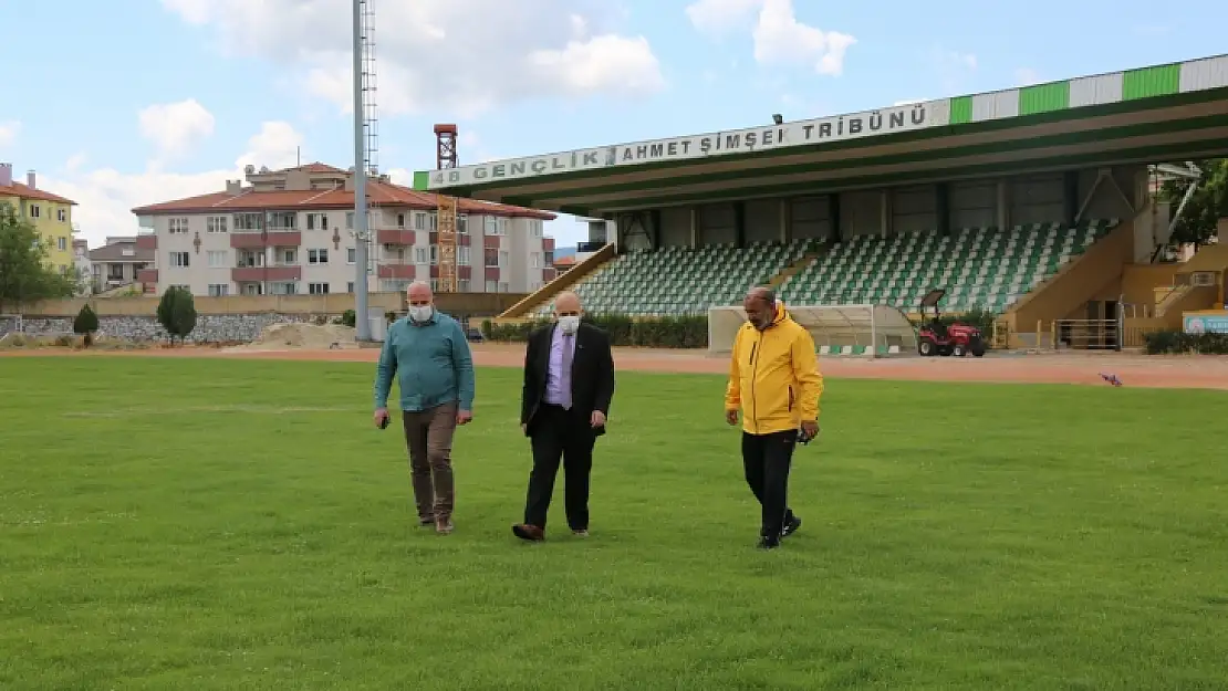 Atatürk Stadı suyuna kavuştu