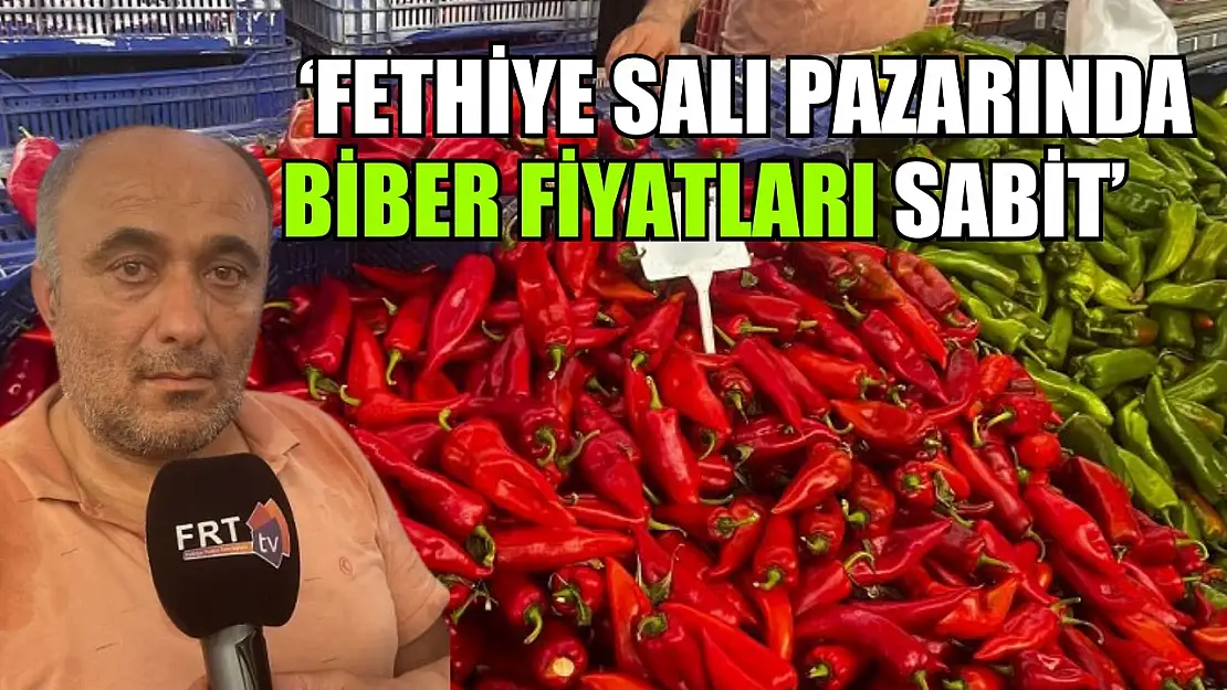 Ayat, 'Fethiye Salı pazarında biber fiyatları sabit'