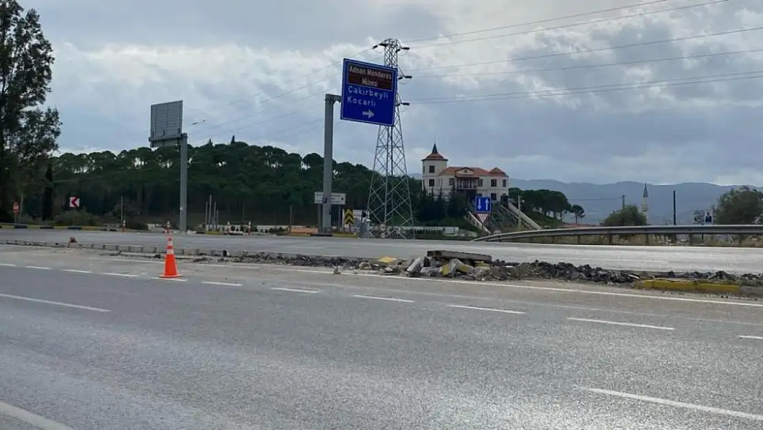 Aydın-Muğla karayolundaki o kavşak trafiğe kapatıldı