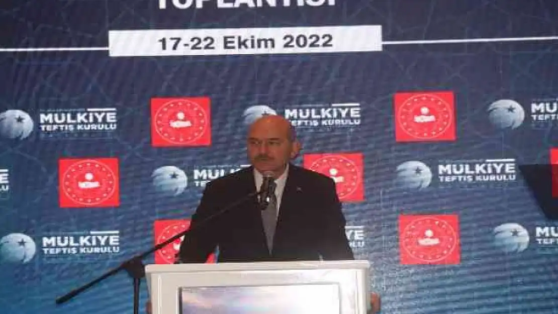 BAKAN SOYLU: 'TERÖRLE MÜCADELEMİZ, TERÖR ÖRGÜTÜNÜN DESTEKÇİLERİNİ DE RAHATSIZ ETMEKTEDİR'