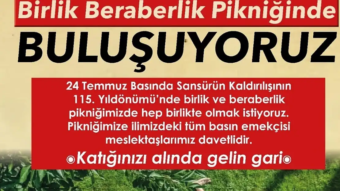 Basında 'Sansürün' kaldırılışının 115. yıldönümü kutlanacak