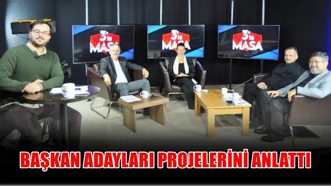 Başkan Adayları Projelerini Anlattı