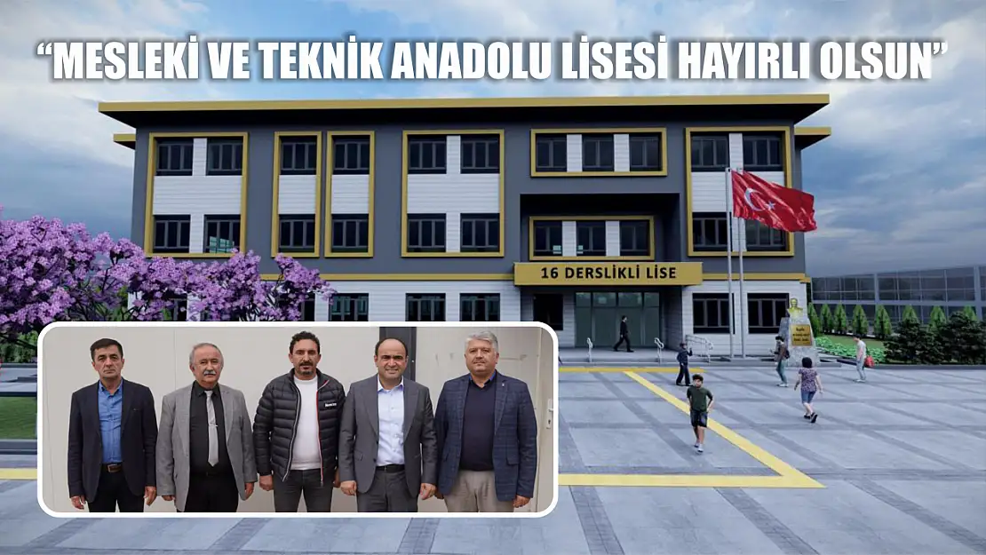 Başkan Akdenizli: Mesleki Ve Teknik Anadolu Lisesi Hayırlı Olsun