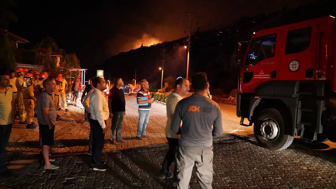 Başkan Akdenizli Yangın Bölgesinde