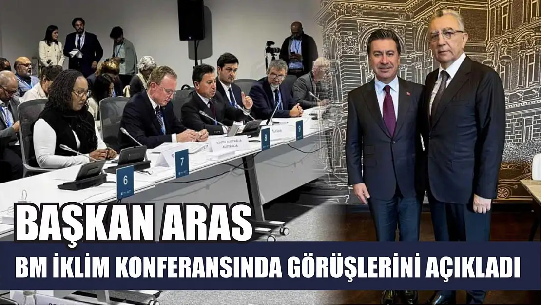 Başkan Aras, BM iklim konferansında görüşlerini açıkladı