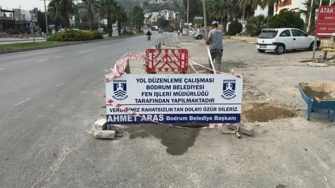 Başkan Aras: Bodrum yolları, sezona kadar hazır olacak