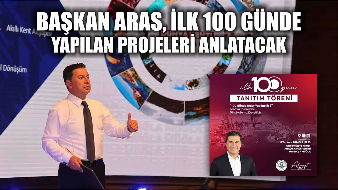 Başkan Aras, İlk 100 Günde Yapılan Projeleri Anlatacak