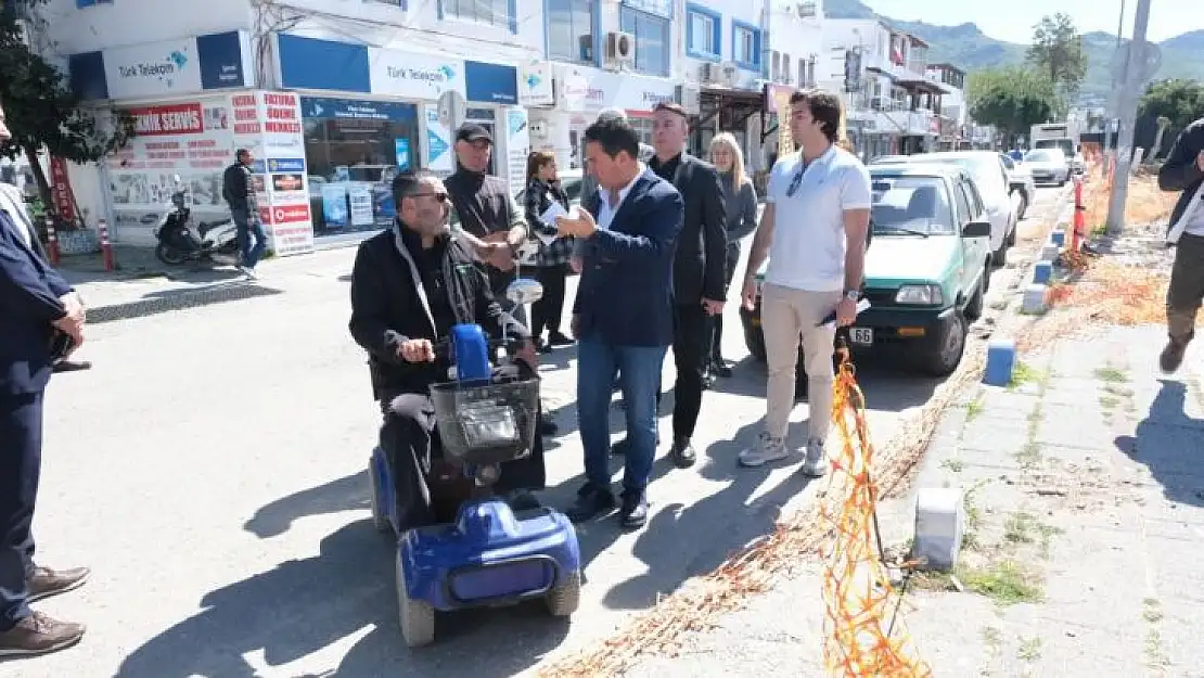 BAŞKAN ARAS YOL ÇALIŞMALARINI İNCELEDİ, HALKI DİNLEYEREK BİLGİLENDİRDİ