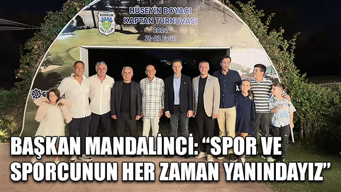 Başkan Mandalinci: 'Spor ve sporcunun her zaman yanındayız'