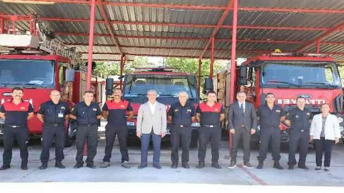 BAŞKAN OKTAY'DAN İTFAİYECİLERE TEŞEKKÜR