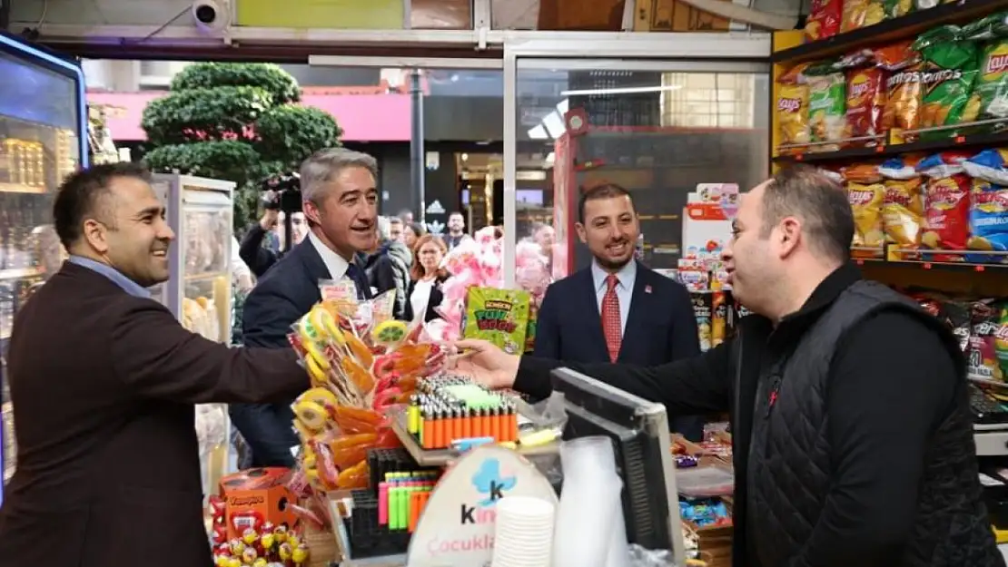 Başkan Oktay esnafların yeni yılını kutladı