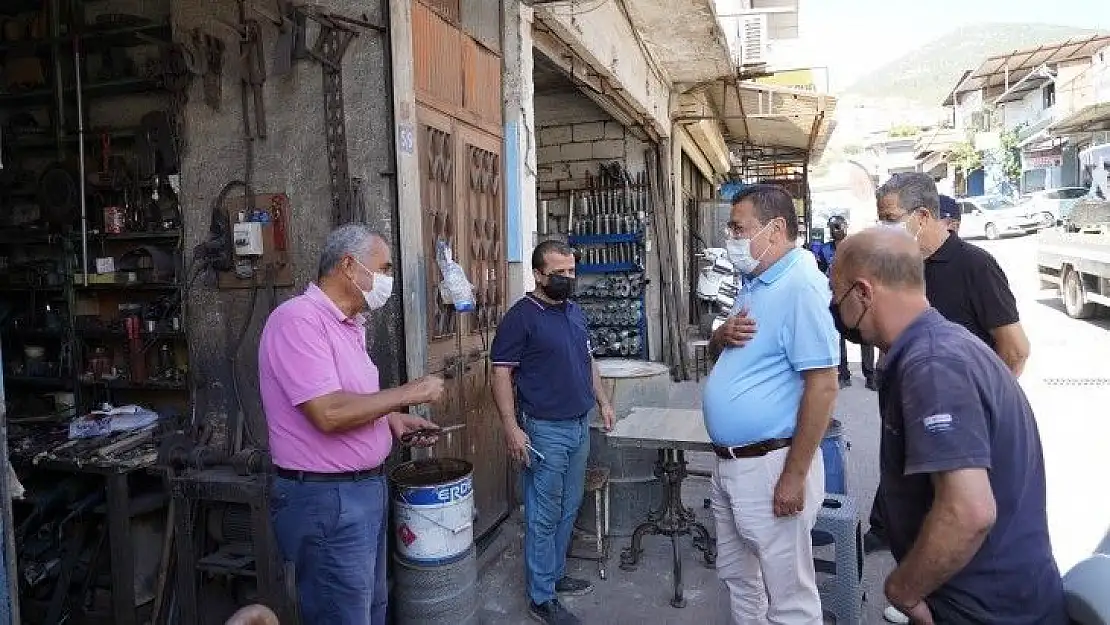 Başkan Tokat'tan sanayi esnafına ziyaret