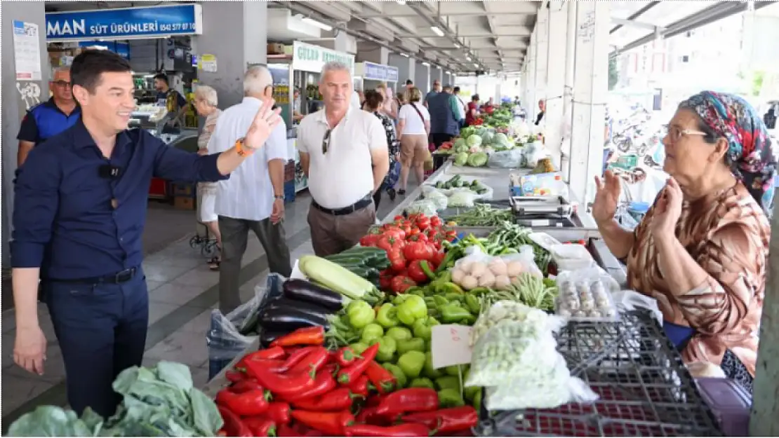 Başkan Ünlü'den esnaf ziyareti