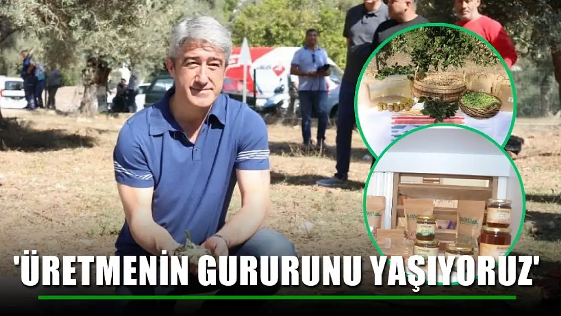 Başkanı Oktay, 'Üretmenin gururunu yaşıyoruz'