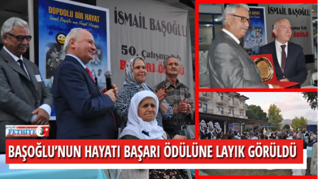 BAŞOĞLU'NUN HAYATI BAŞARI ÖDÜLÜNE LAYIK GÖRÜLDÜ 