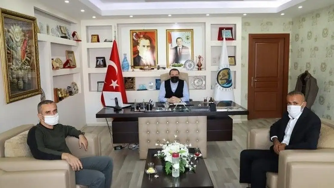 BELEDİYE BAŞKAN VEKİLİ TÜRK, ZİYARETLERİ KABUL ETTİ 