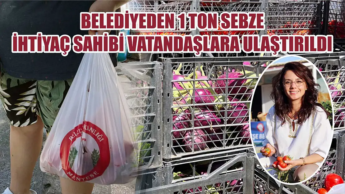 Belediyeden 1 Ton Sebze İhtiyaç Sahibi Vatandaşlara Ulaştırıldı