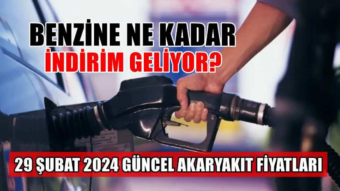 Benzine ne kadar indirim geliyor?