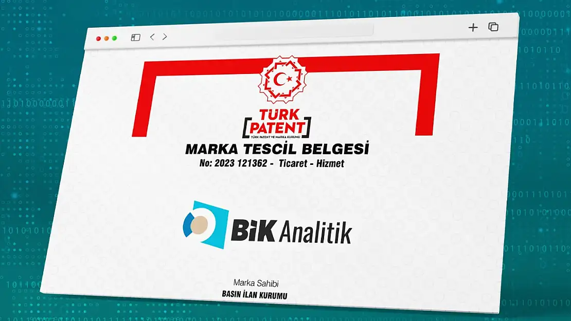 BİK Analitik marka tescil belgesi aldı