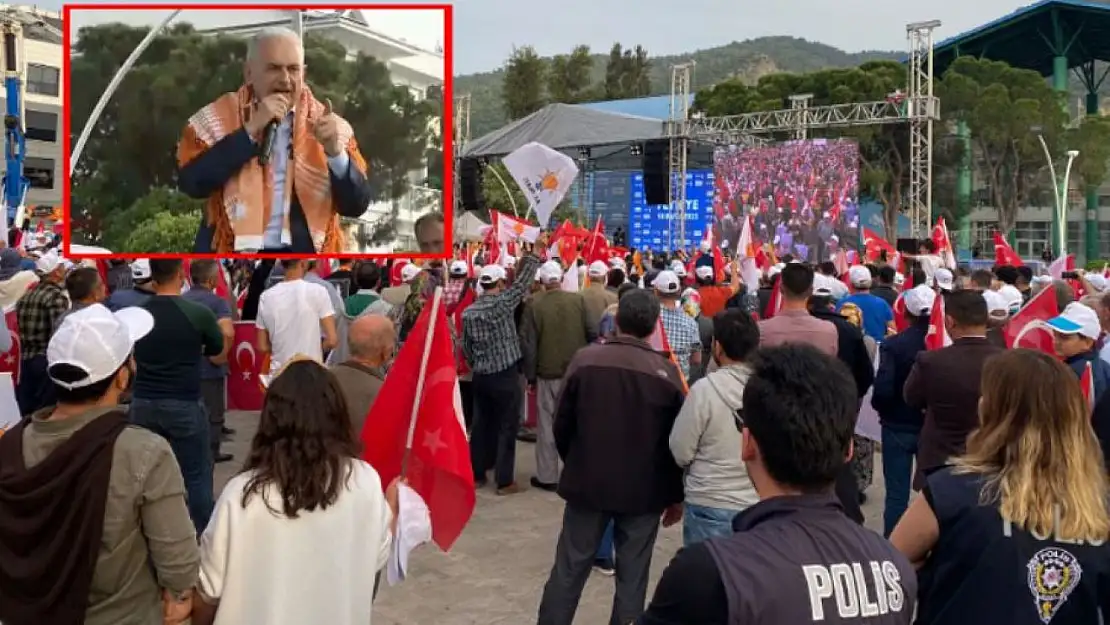 Binali Yıldırım Fethiye'de halkla buluştu